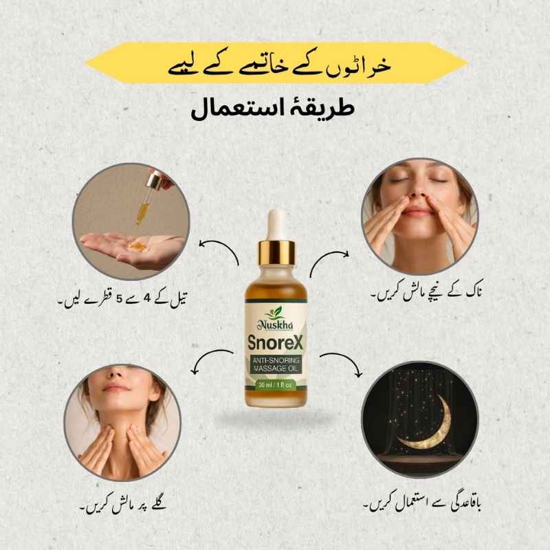 Snorex - Anti Snoring Massage oil